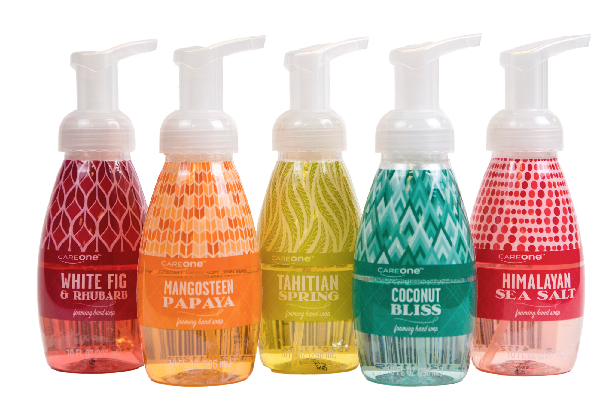 CareOne foaming hand soap lineup