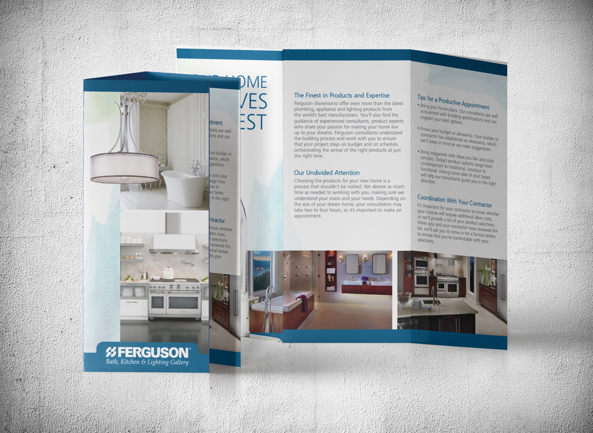 Ferguson showroom capabilities brochure
